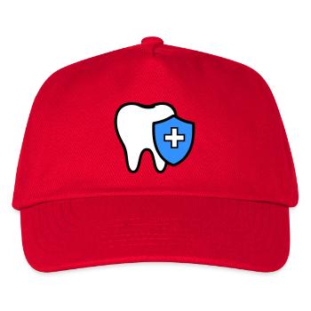 Tooth Icon Dentist - Kids’ Baseball Cap - red - Front