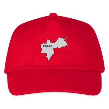 BS Basel-Stadt - Kids’ Baseball Cap - red - Front