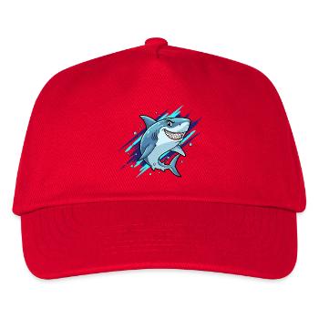 Laughing Shark Sprinter - Kids’ Baseball Cap - red - Front