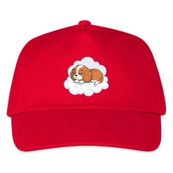 Dreamy Puppy on Cloud - Kids’ Baseball Cap - red - Front