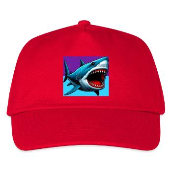 Hai - Kinder Basecap - Rot - Vorne
