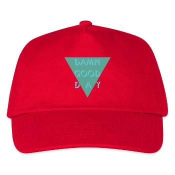 Damn Good Day - Kids’ Baseball Cap - red - Front
