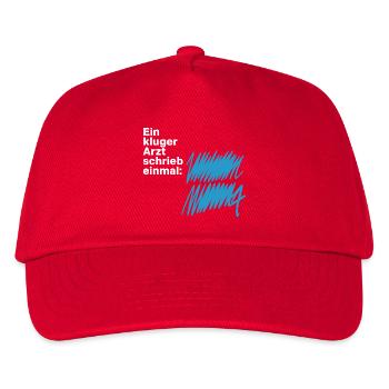 Ein Kluger Arzt Medizinstudent Praxis Ärzte Arzt - Kinder Basecap - Rot - Vorne