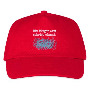 Ein Kluger Arzt Medizinstudent Praxis Ärzte Arzt - Kinder Basecap - Rot - Vorne