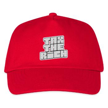 Tax The Rich - Kinder Basecap - Rot - Vorne
