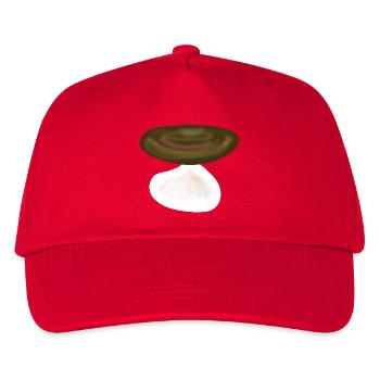 Nature des champignons champignons - Casquette de baseball Enfant - rouge - Devant