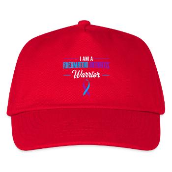Rheumatoides Kriegerband - Kinder Basecap - Rot - Vorne