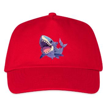 Sharks Shark - Kids’ Baseball Cap - red - Front
