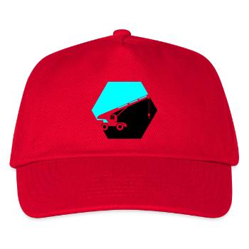 Excavatrice - Casquette de baseball Enfant - rouge - Devant