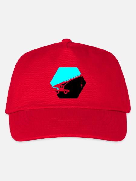 Excavatrice - Casquette de baseball Enfant - rouge