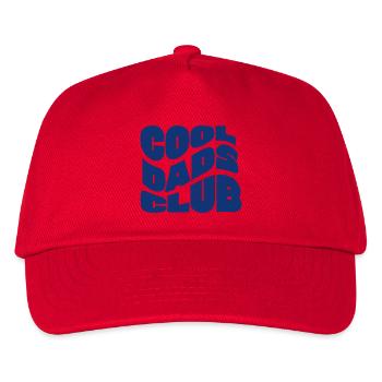 Cool dads club - Casquette de baseball Enfant - rouge - Devant