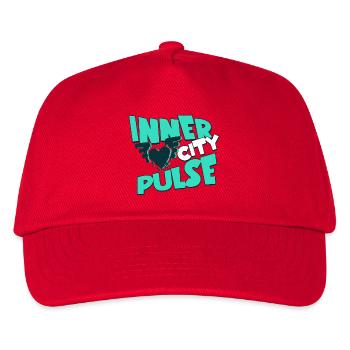 Inner City Pulse - Culture de la rue Design graphique - Casquette de baseball Enfant - rouge - Devant
