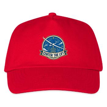 CENTER THE LIFT - Kids’ Baseball Cap - red - Front