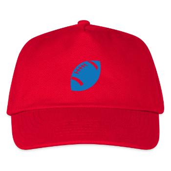 Football US / Rugby - Casquette de baseball Enfant - rouge - Devant