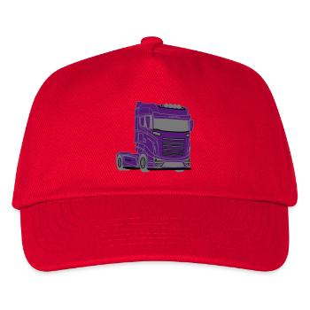 Camion, Camion, Camion, Voiture, Camionneur, Voiture, - Casquette de baseball Enfant - rouge - Devant