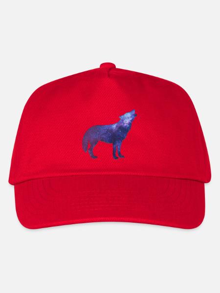 Starwolf Howl - Kids’ Baseball Cap - red