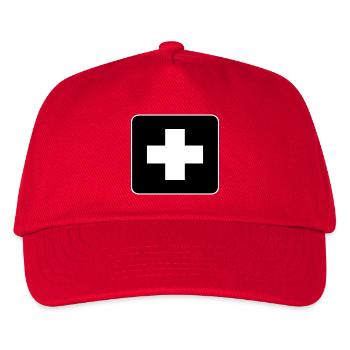 Help - Casquette de baseball Enfant - rouge - Devant