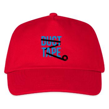 duct tape Klebeband - Kinder Basecap - Rot - Vorne