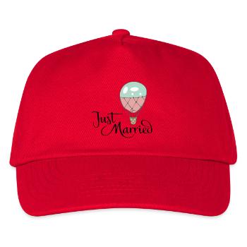 Hochzeit - Kinder Basecap - Rot - Vorne