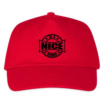 Timbre Rond Nice - Casquette de baseball Enfant - rouge - Devant