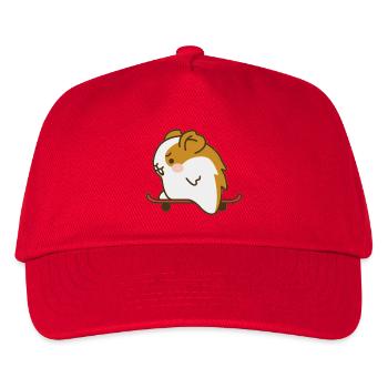 Hamster - Kinder Basecap - Rot - Vorne