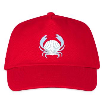 Crabe bleu - Casquette de baseball Enfant - rouge - Devant