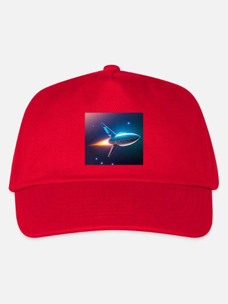 Raketenflug - Kinder Basecap - Rot