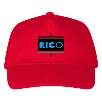 Rico - Kinder Basecap - Rot - Vorne