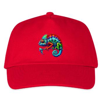 Caméléon - Casquette de baseball Enfant - rouge - Devant