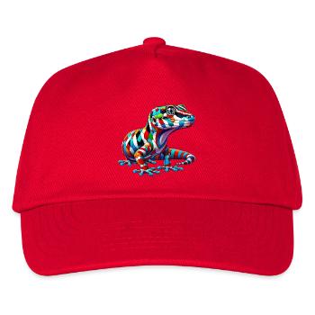 Gecko - Kinder Basecap - Rot - Vorne