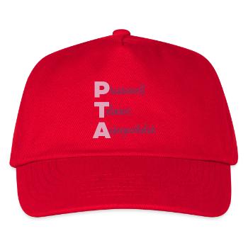 PTA | Phantasievoll Talentiert Außergewöhnlich - Kinder Basecap - Rot - Vorne