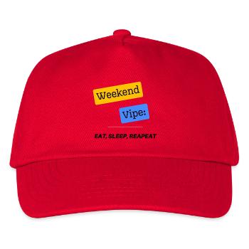 Weekend - Kids’ Baseball Cap - red - Front