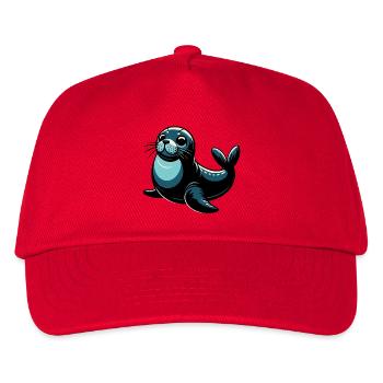 Siegel - Kinder Basecap - Rot - Vorne