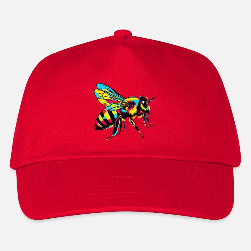 Biene - Kinder Basecap - Rot