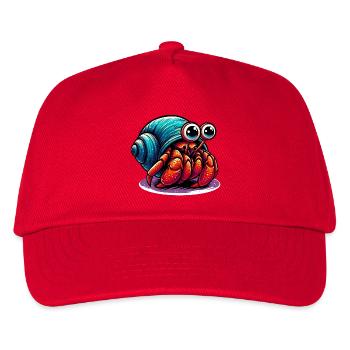Hermit crab - Kids’ Baseball Cap - red - Front