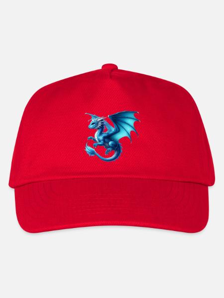 Drache - Kinder Basecap - Rot