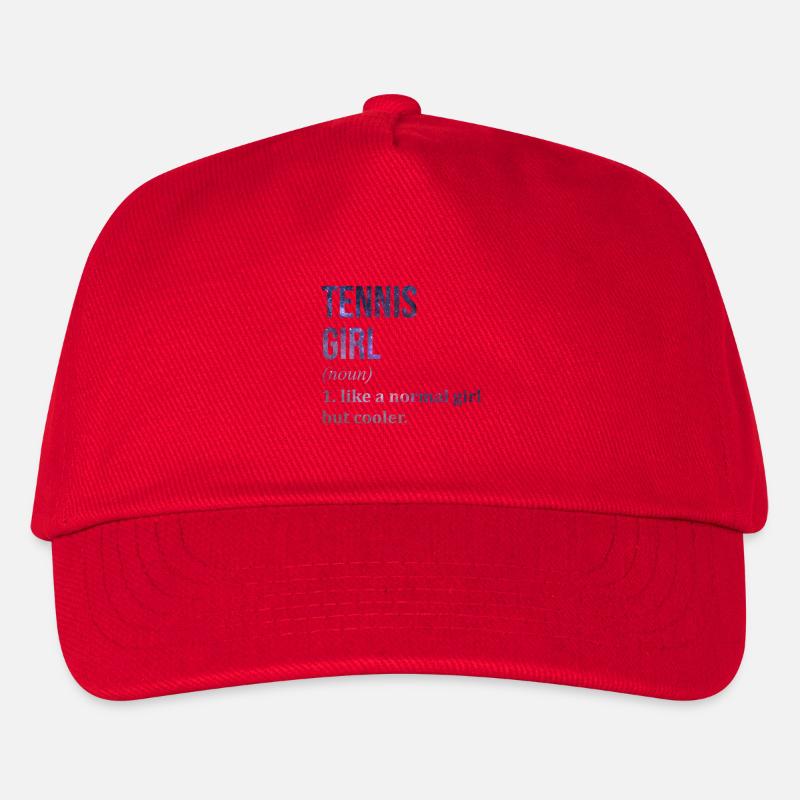Tennis - Kinder Basecap - Rot