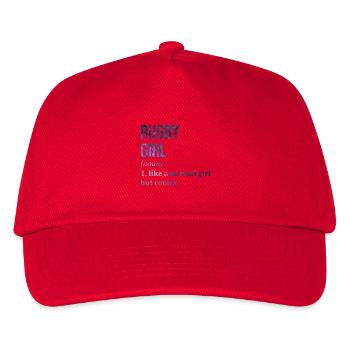 Rugby Rugby Rugby - Kinder Basecap - Rot - Vorne