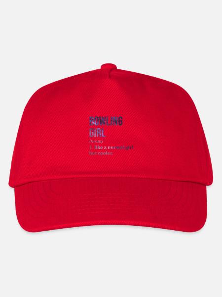 Bowling Bowling Bowling - Kinder Basecap - Rot