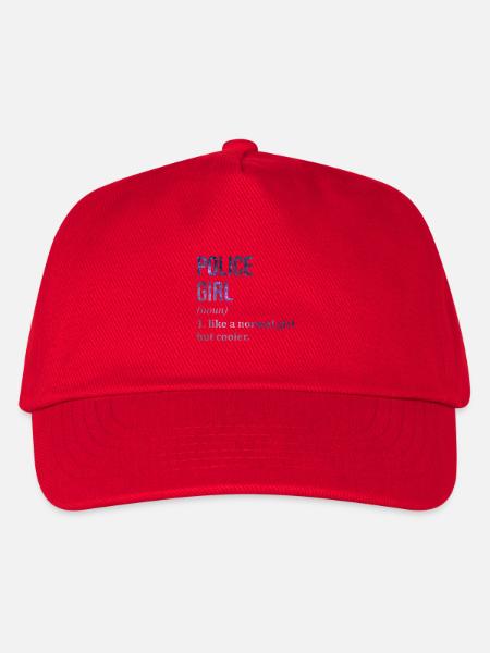 Polizei Polizei Polizei - Kinder Basecap - Rot