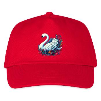 Swan - Kids’ Baseball Cap - red - Front