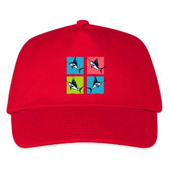 Swordfish - Kids’ Baseball Cap - red - Front