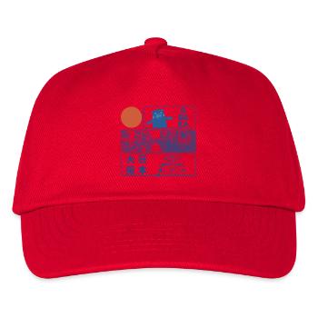 Osaka Japan Mono - Kinder Basecap - Rot - Vorne