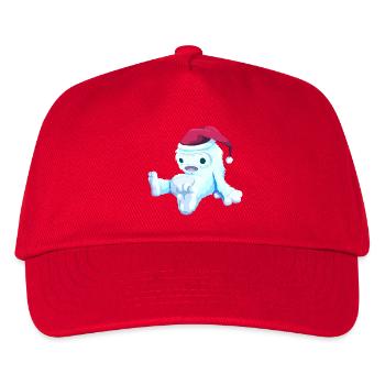 Weihnachtspuppe - Kinder Basecap - Rot - Vorne