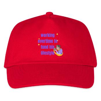 my bfs taste aint cheap - Kinder Basecap - Rot - Vorne