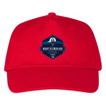 Kilimandscharo, Tansania, Wandern - Kinder Basecap - Rot - Vorne
