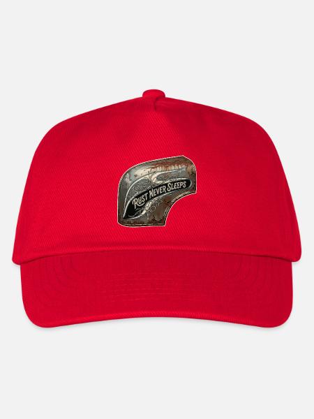 Rost nie schläft Metallkunst - Kinder Basecap - Rot