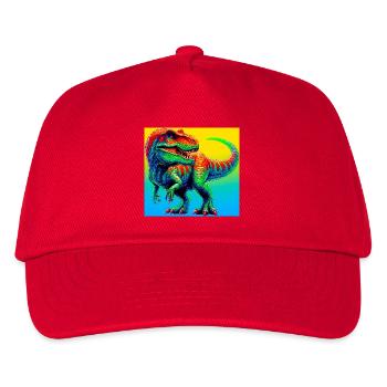 dinosaur - Kids’ Baseball Cap - red - Front