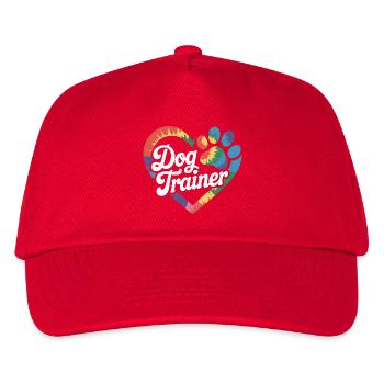 Hundetrainer Hundetraining - Kinder Basecap - Rot - Vorne