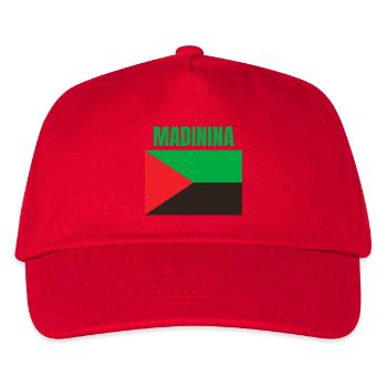 T-Shirt mit Flagge von Madinina Martinique - Kinder Basecap - Rot - Vorne